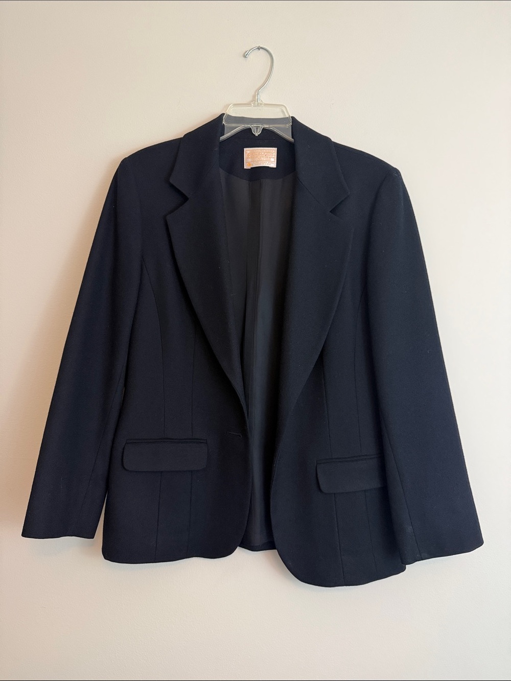 Vintage Pendleton Black Women's Blazer Jacket